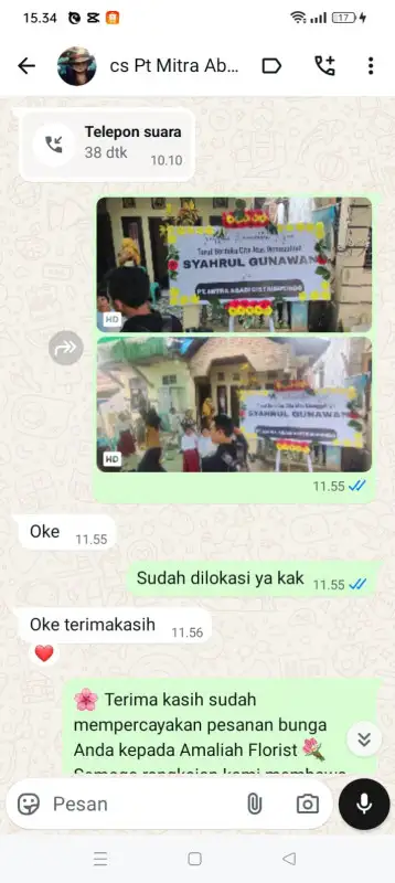 Testimonial Papan ucapan GORONTALO